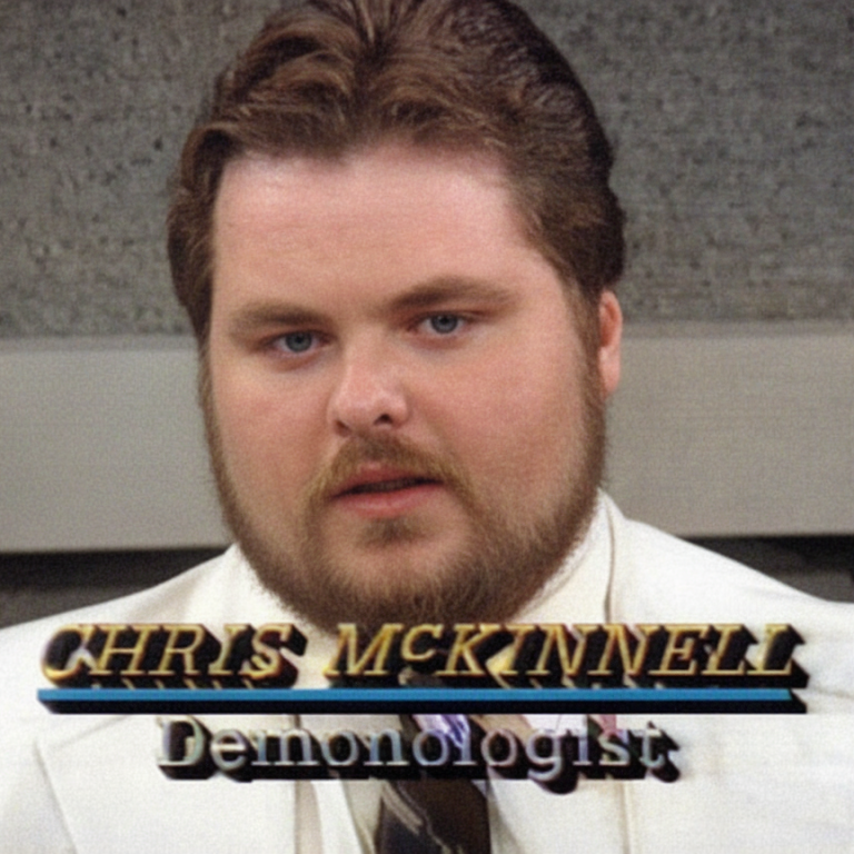 Chris McKinnell grandson of Ed and Lorraine Warren on The Geraldo Show 1989